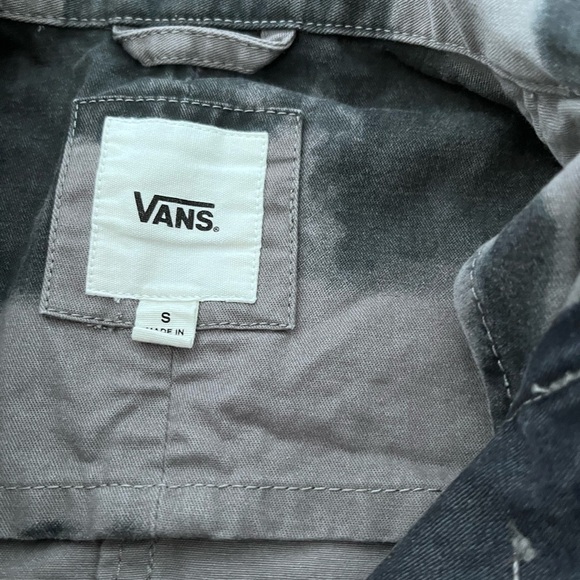 Vans ladies jacket. Grey striped tie dye style size small - Picture 7 of 12